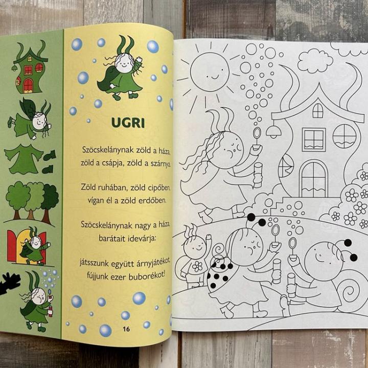 Bogyó és Babóca mondókás kifestő óvodásoknak
