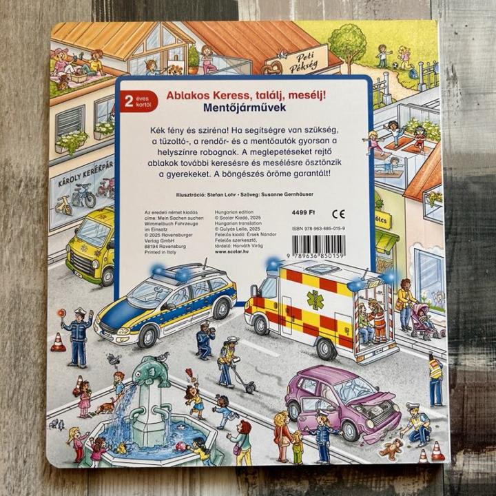 Ablakos Keress, találj, mesélj! Mentőjárművek