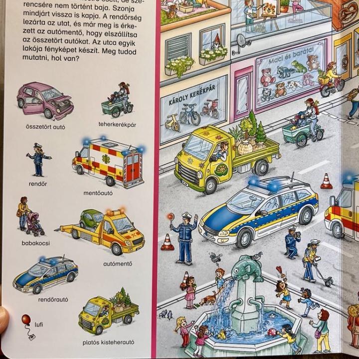 Ablakos Keress, találj, mesélj! Mentőjárművek