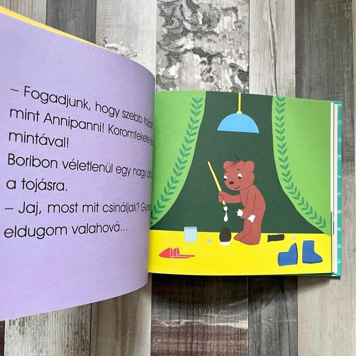 Boribon tojást fest