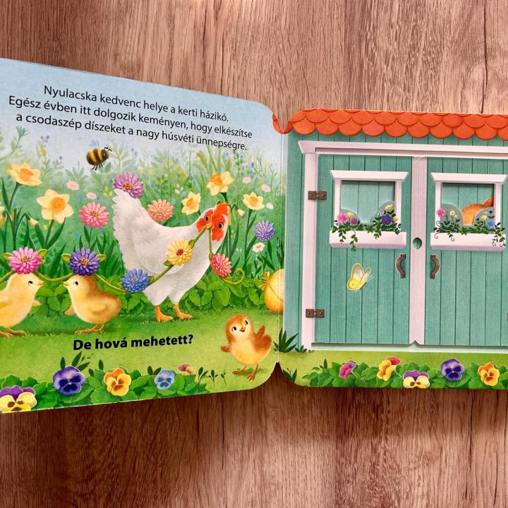 Kukucskálj, keresgélj! - Boldog húsvétot, Nyulacska! - 7 kihajtható füllel