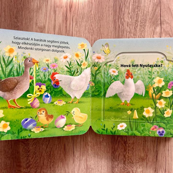 Kukucskálj, keresgélj! - Boldog húsvétot, Nyulacska! - 7 kihajtható füllel